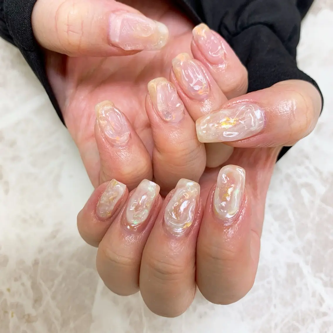 ネイル ハンドネイル ⭐︎休業中の練習⭐︎ JNA認定講師髙橋のネイルデザイン