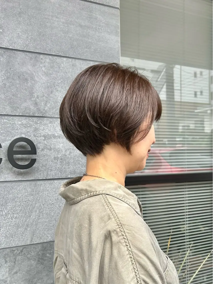ショート カラー ショートヘア カット ヘアカラー 鈴木 よつはのヘアスタイル