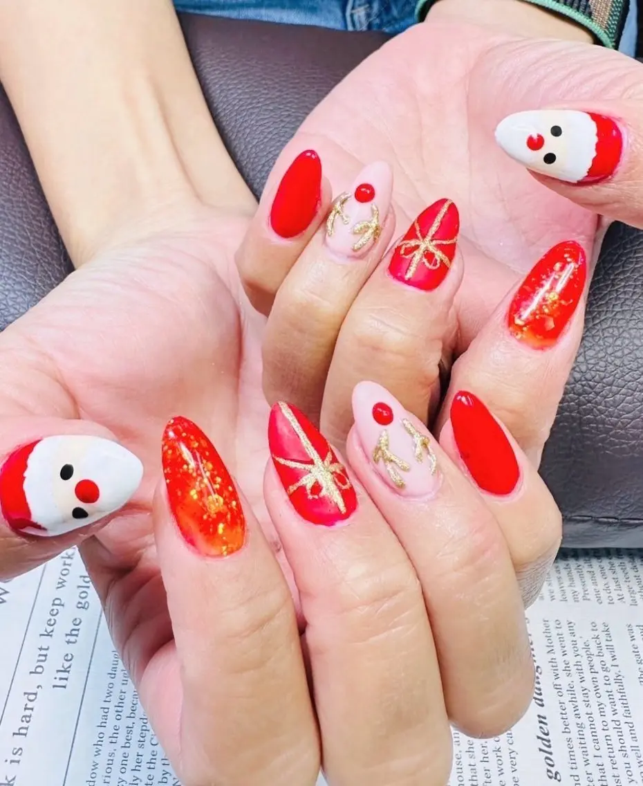 クリスマス🎄パラジェルベース🪴アート１０本🌈初回オフ無料の写真