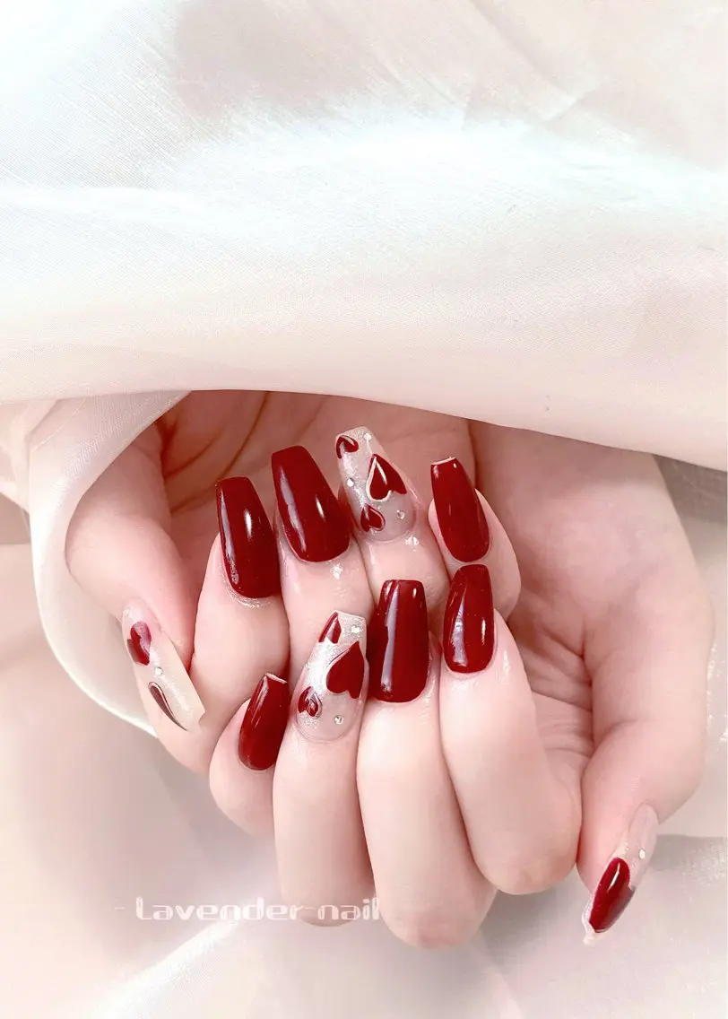ネイル ハンドネイル Lavender nail·中島公園のネイルデザイン