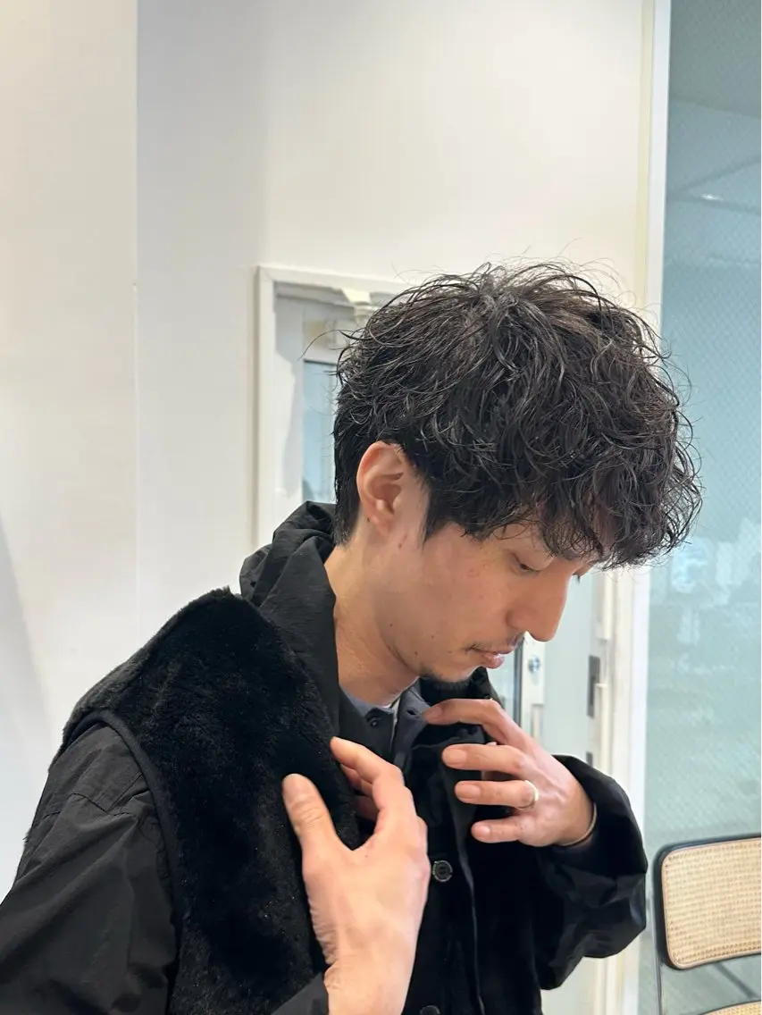メンズ限定カット&特殊パーマの写真