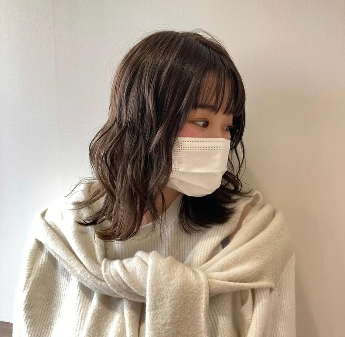 ミディアム カラー 大阪ヴィーガンサロン KANAKOのヘアスタイル