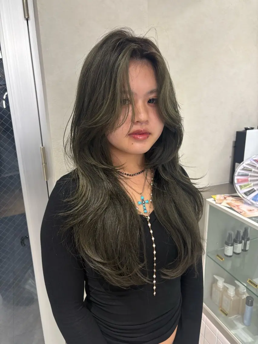【ご新規様限定!】✂︎🇰🇷カット+フルカラー+髪質改善クイックトリートメント🫧🫧の写真
