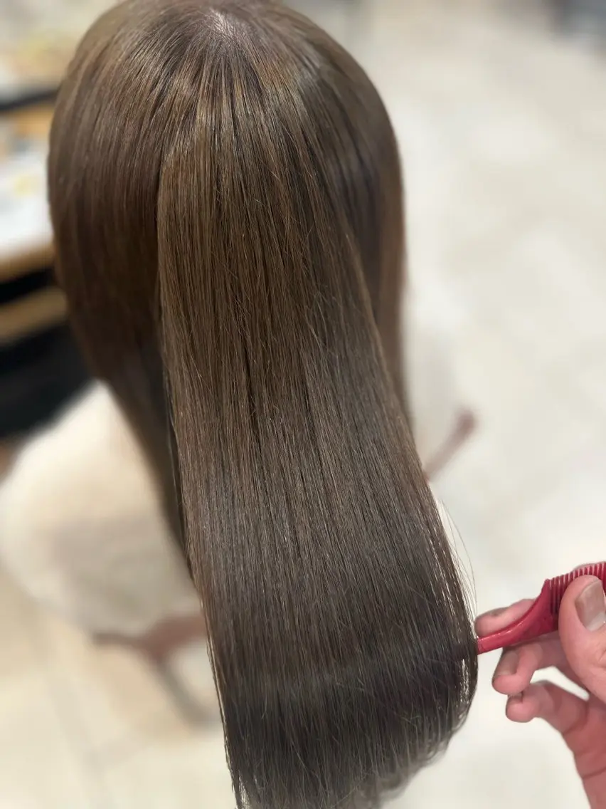 カラー 透明感カラー メンズカット/ フェザーパーマ/げんのヘアスタイル