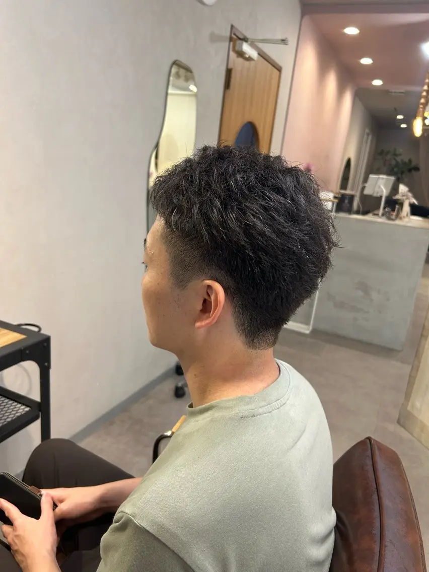 メンズ 刈り上げ 大久保 天翔のヘアスタイル
