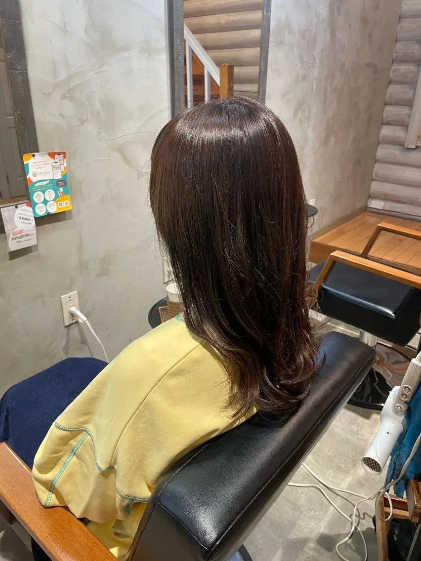 カラー アッシュ アッシュブラウン ブラウンカラー カット ヘアカラー トリートメント 🐾及部 あんな/ お悩み解決🐾のヘアスタイル