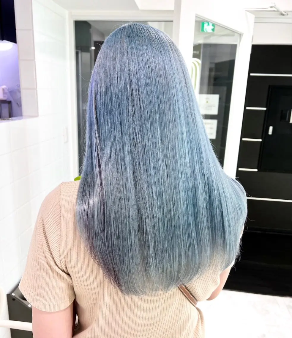 セミロング カラー ヘアアレンジ ヘアカラー トリートメント ヘッドスパ ヘアセット 🪞［公式］ UNITED横浜🪞のヘアスタイル