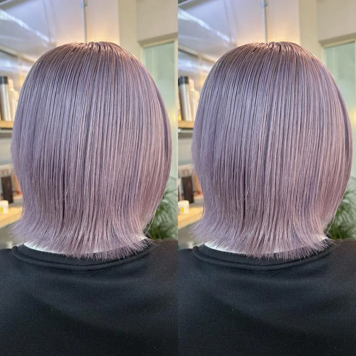 セミロング カラー ヘアカラー トリートメント yoriダブルカラー 代表すがわらのヘアスタイル