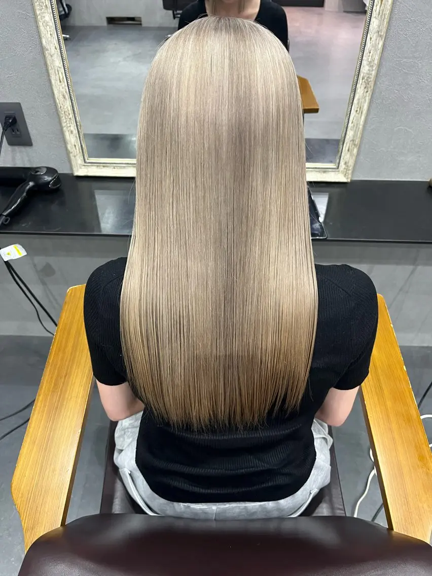 ロング カラー 難波 海のヘアスタイル