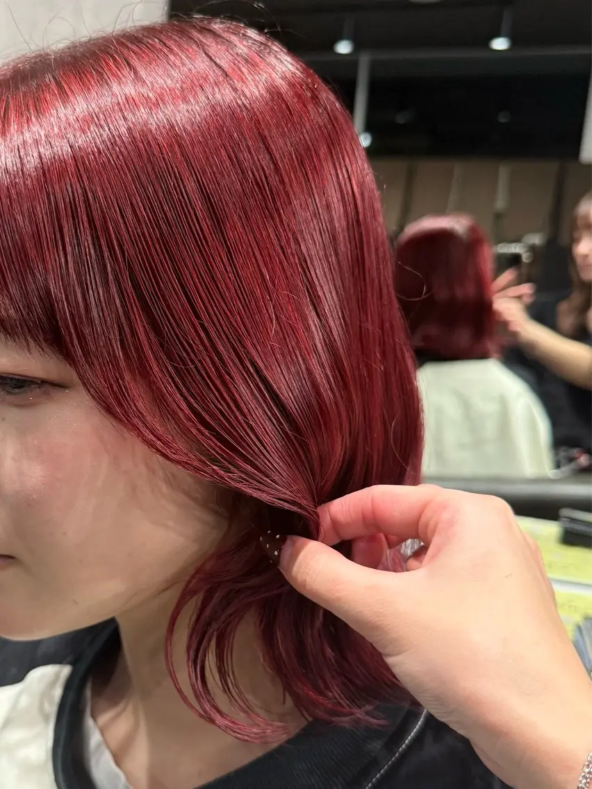 ショート カラー ヘアカラー 五味 亜有里のヘアスタイル