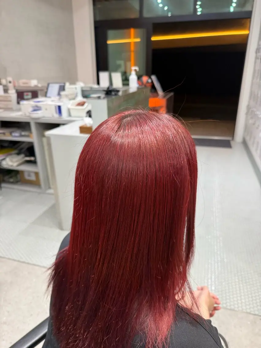 【オススメメニュー‼️】縮毛矯正➕髪質改善トリートメント💆の写真