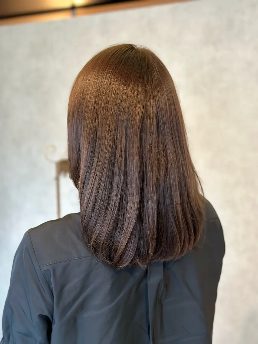 ミディアム カラー uhiyama shotarouのヘアスタイル