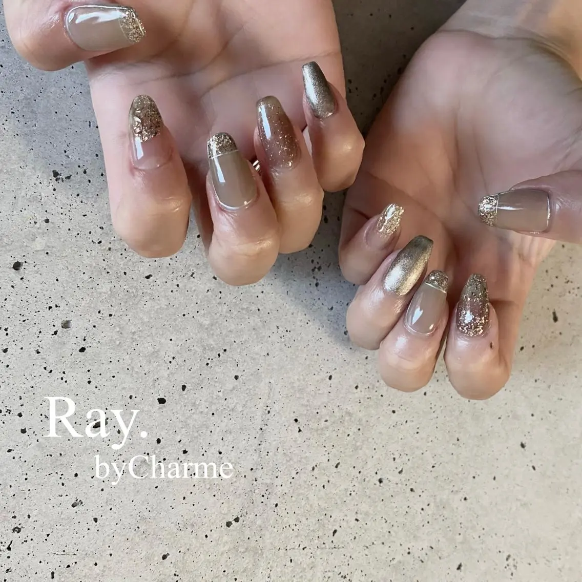 ネイル Ray. /綺麗目ニュアンスのネイルデザイン