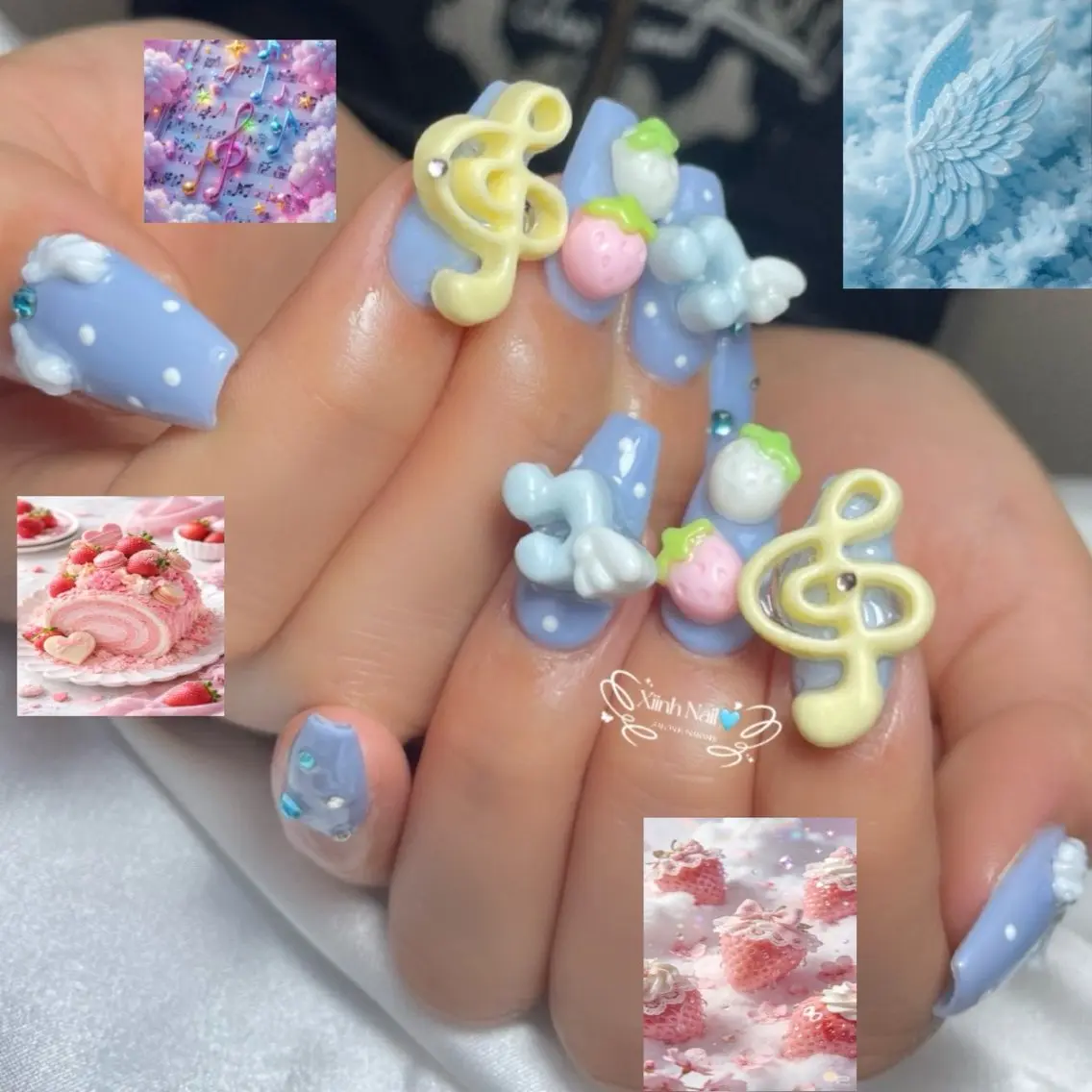 ネイル チークネイル 桜ネイル 長さ出し フットネイル ジェルネイル ハンドネイル XIINH NAIL SALONのネイルデザイン