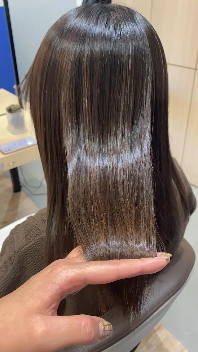 ＊髪質改善ストレート＊特殊な技術でサラツヤ髪を実現します！癖やパサつき、広がりでお悩みの方1度お試しください🥰の写真