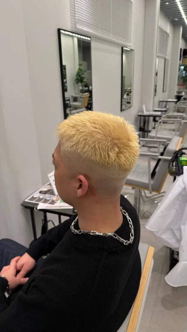 メンズ フェードカット Joule大分 メンズ特化植木永遠のヘアスタイル