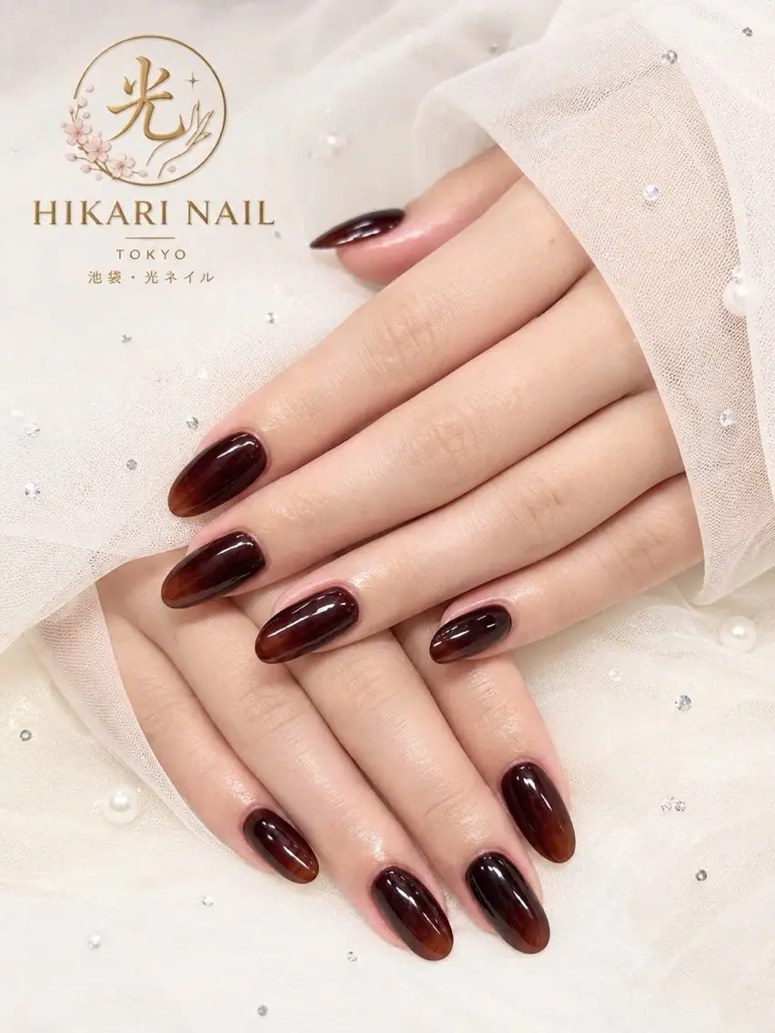 ネイル チークネイル 長さ出し フレンチネイル ジェルネイル ガーリー ハンドネイル HikariNail Ikebukuroのネイルデザイン