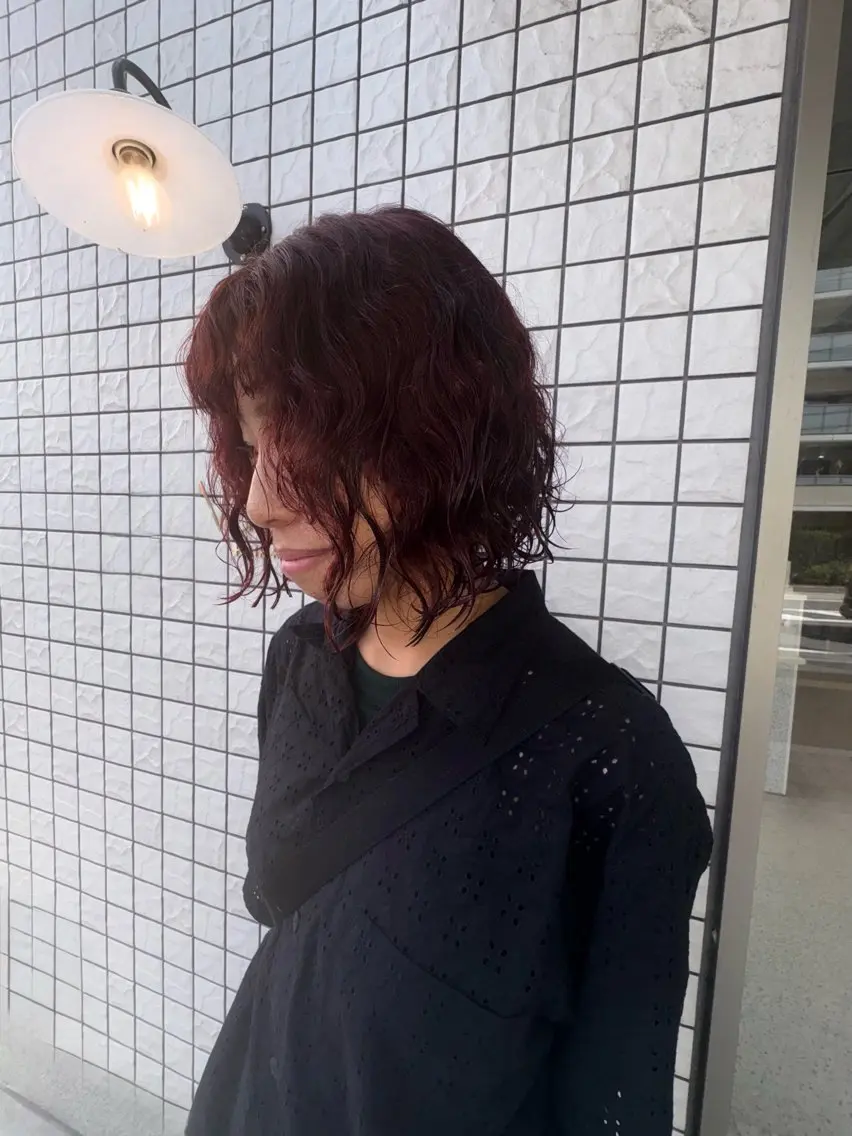 カラー パーマ shoji༄ mikuのヘアスタイル