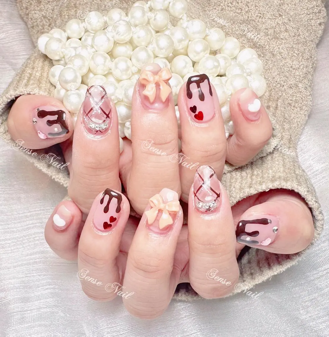ネイル ハンドネイル ハンドケア Feinn Ink💕のネイルデザイン