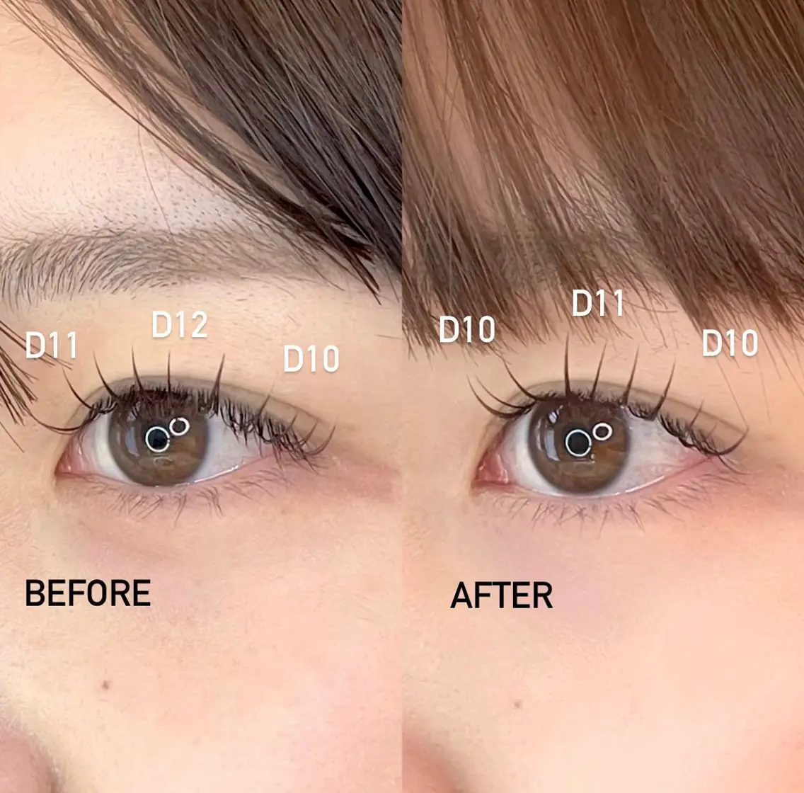 パリエク風👀アップワードラッシュ120本🎀 オフ・コーティング込(フラットラッシュ使用)の写真