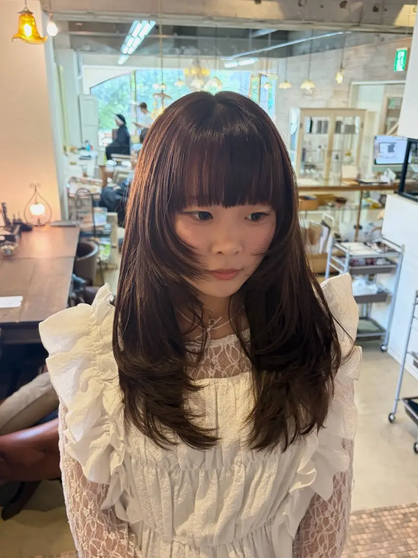 ロング 美容室はなこ✳︎ むうのヘアスタイル