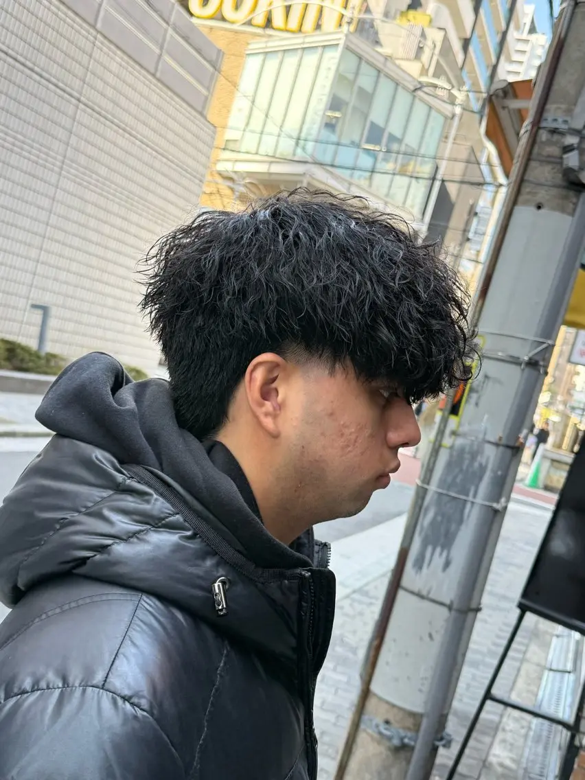 パーマ メンズ 谷口 匠のヘアスタイル