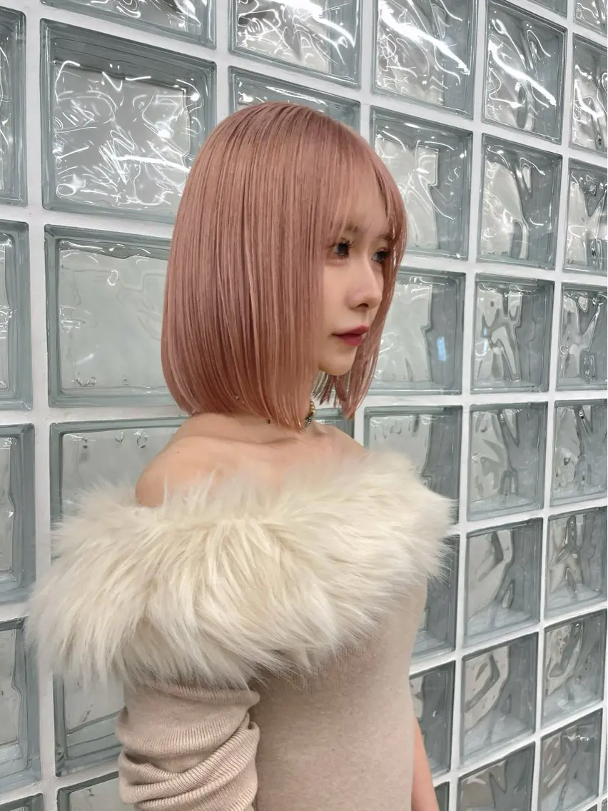ショート カラー 失敗しないハイトーン ✨ミルクティー/ミワのヘアスタイル