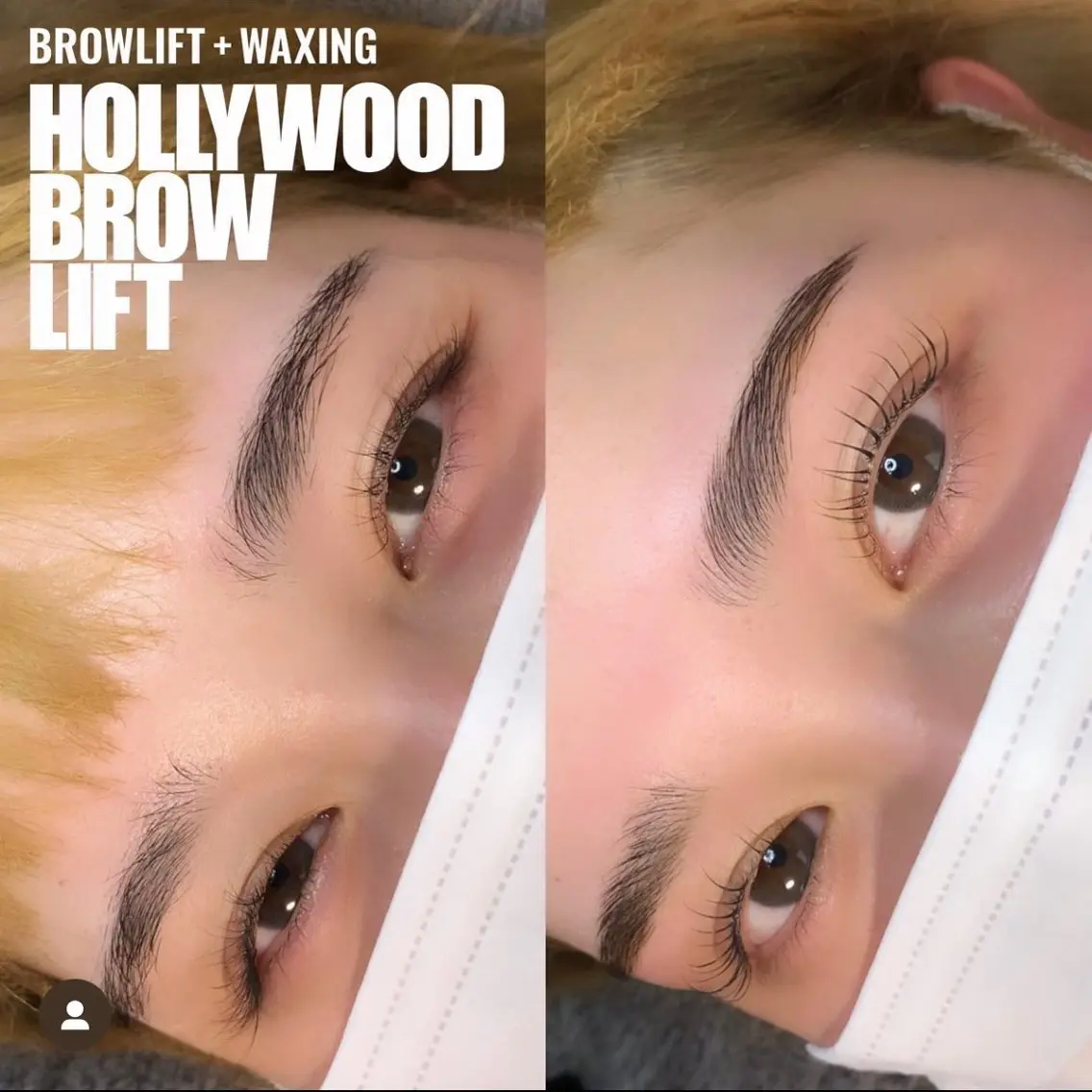 ハリウッドブロウリフト(眉パーマ×眉WAX)の写真
