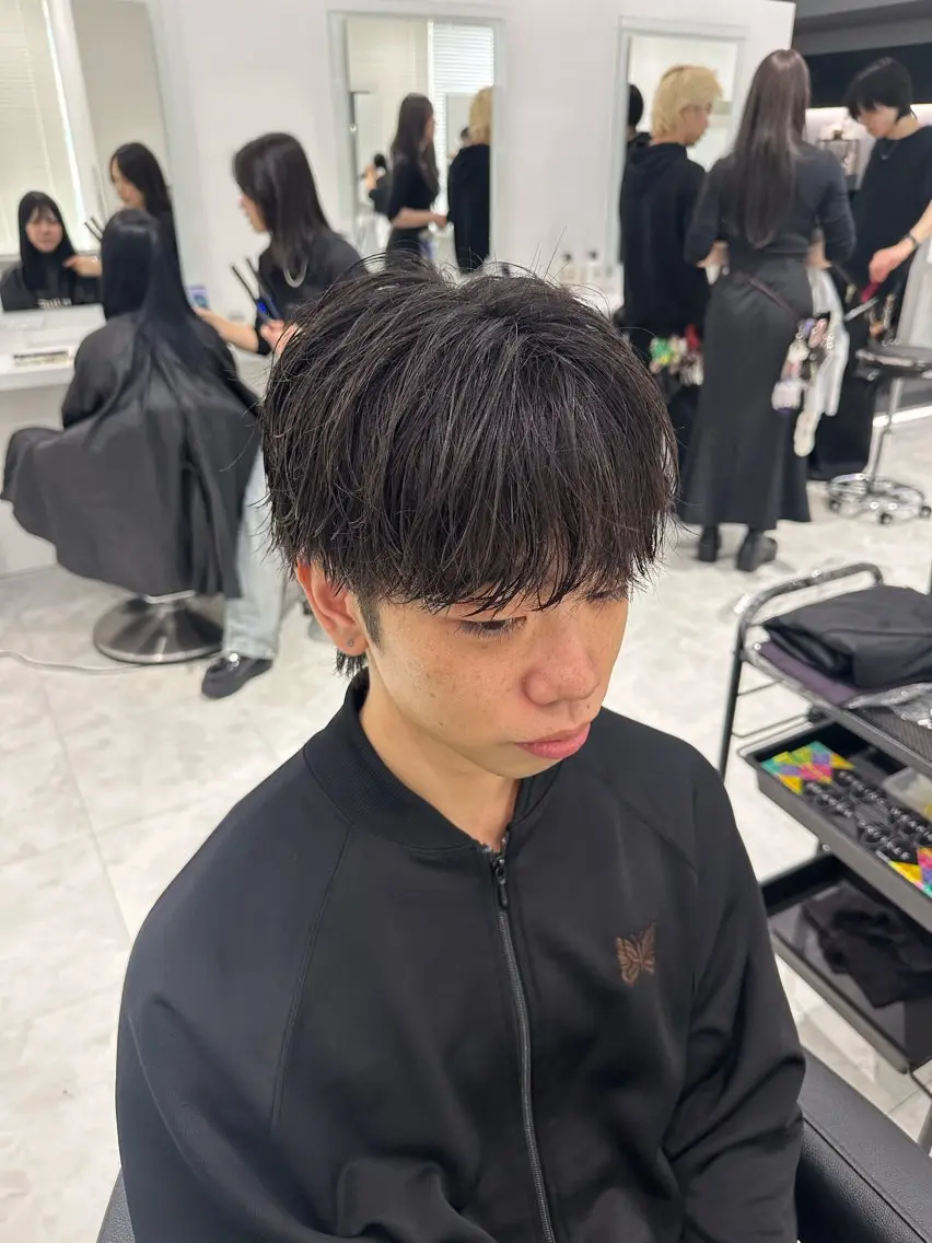 ショート メンズ カット 🐺韓国風メンズ特化 あさひ🐺のヘアスタイル