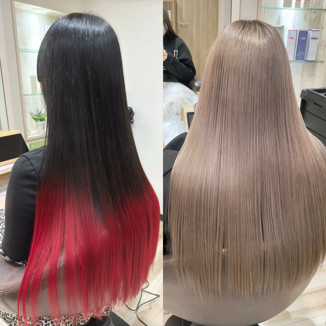 🌟縮毛矯正＋カット🌟前処理・中間処理・ケア剤込み✨の写真