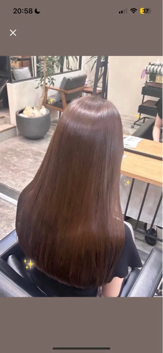 ロング トリートメント 稲垣 瑞季のヘアスタイル