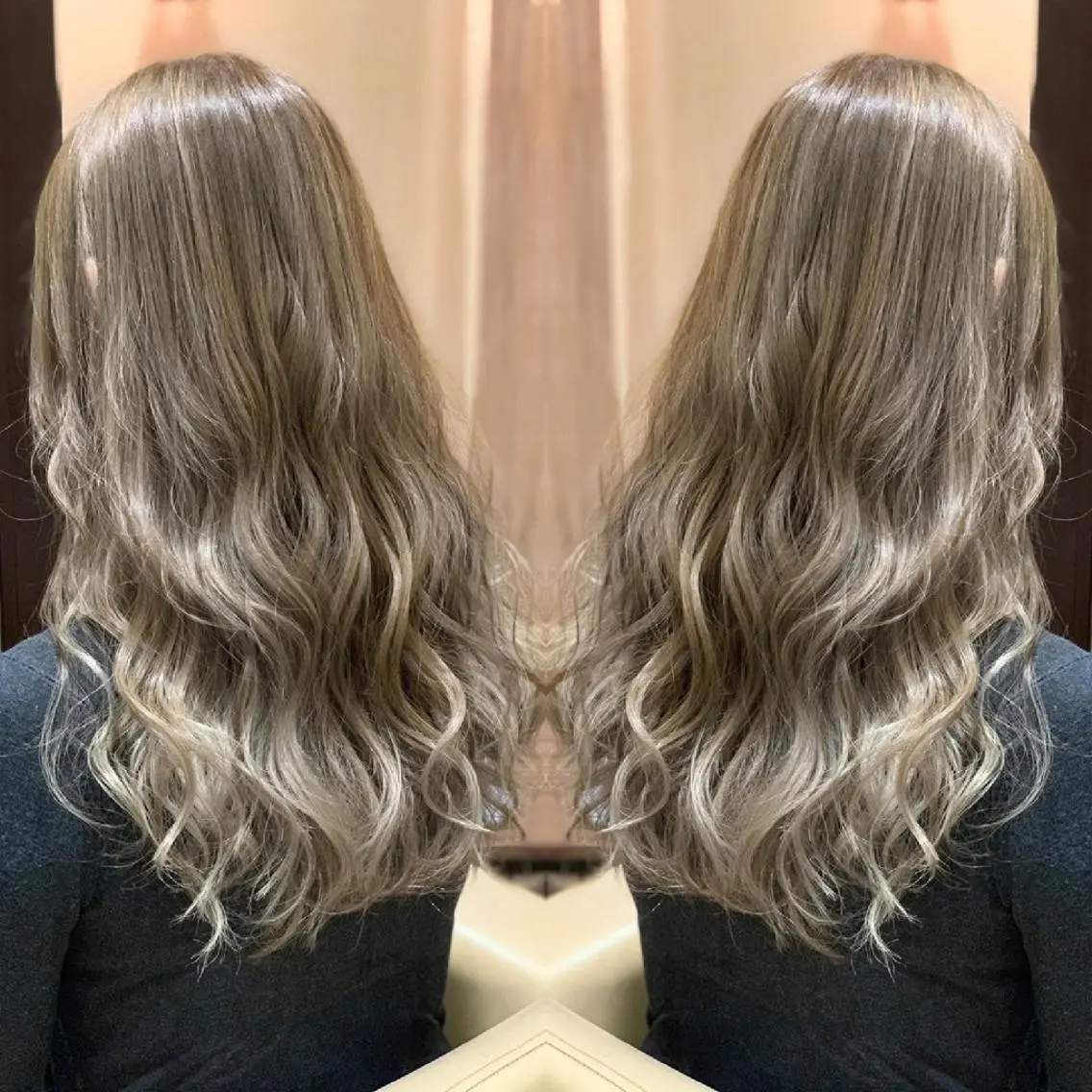 ロング カラー 辻 竜也　のヘアスタイル