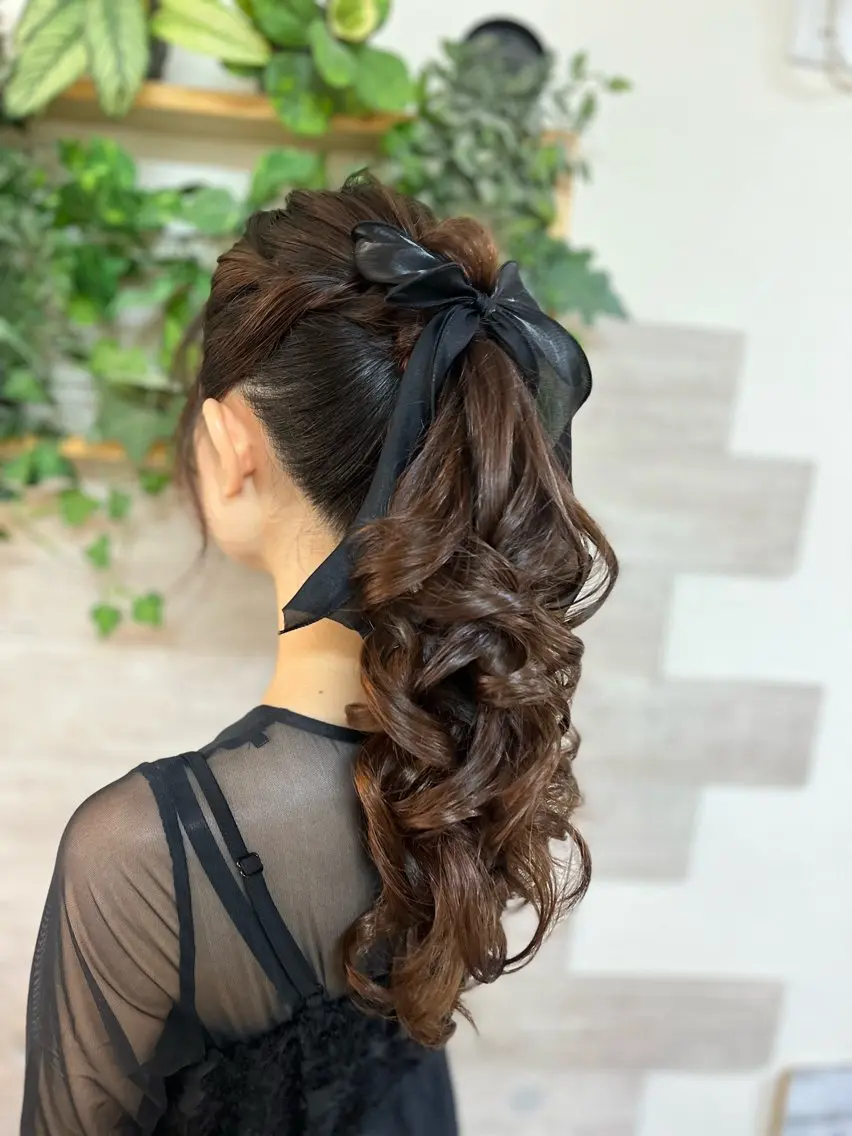 ロング ヘアアレンジ ヘアセット 早朝✨ヘアセット 着付け/清水玲歌のその他イメージ