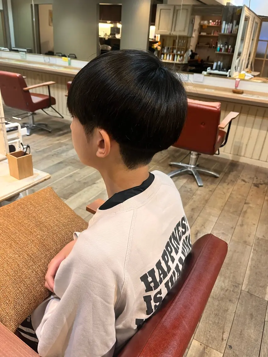 ショート メンズ マッシュ マッシュヘア カット 臺 佳連のヘアスタイル