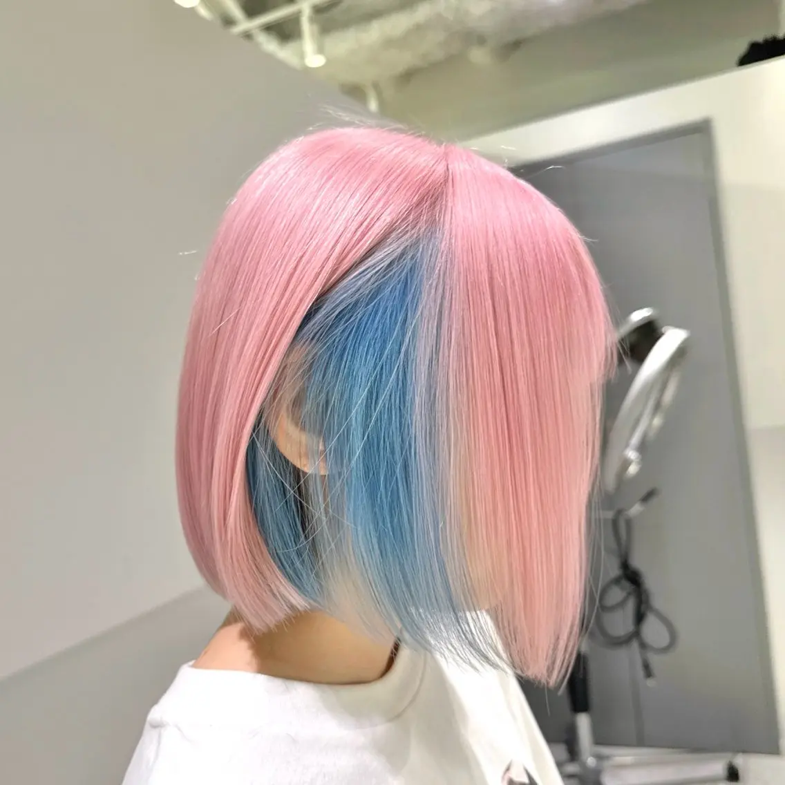 ミディアム カラー ヘアアレンジ メンズ ヘアカラー トリートメント ブリーチの髪様 MASATOのヘアスタイル