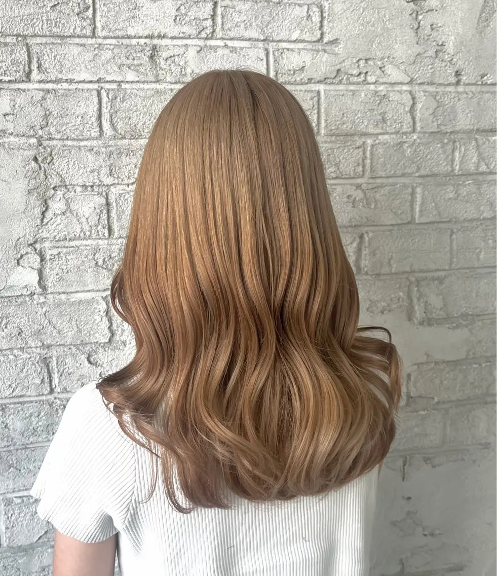 ミディアム カラー ヘアカラー 🎀RINKA🎀 ブリーチモデル募集中のヘアスタイル
