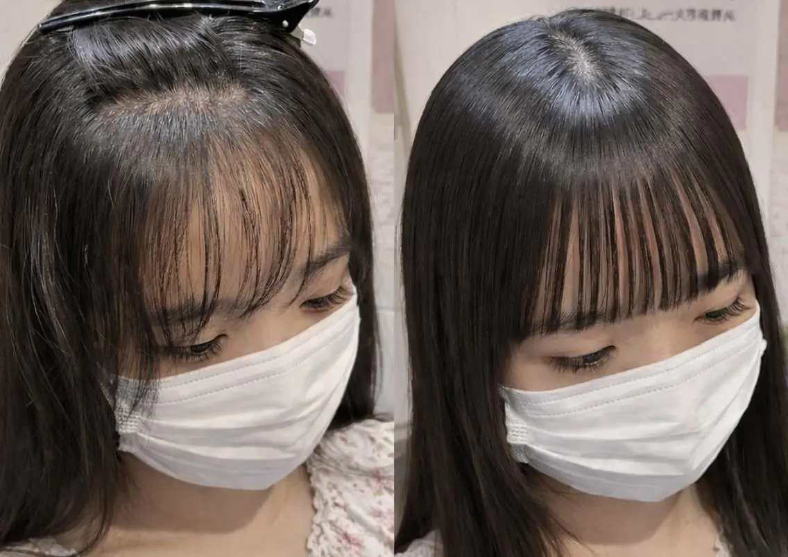 ミディアム パーマ 縮毛矯正 トリートメント BearFruit 戸塚店のヘアスタイル