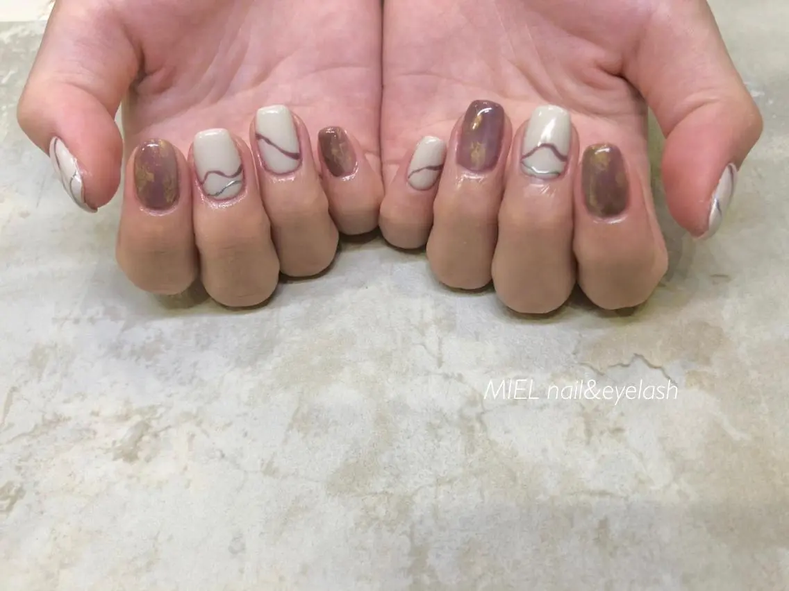 ネイル ニュアンスネイル nail salon monailのネイルデザイン