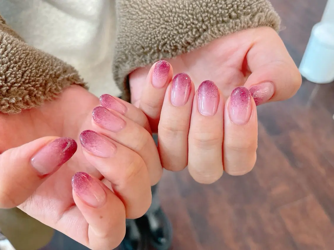ネイル ジェルネイル パラジェル バレンタイン nailroom OHANA🌴のネイルデザイン