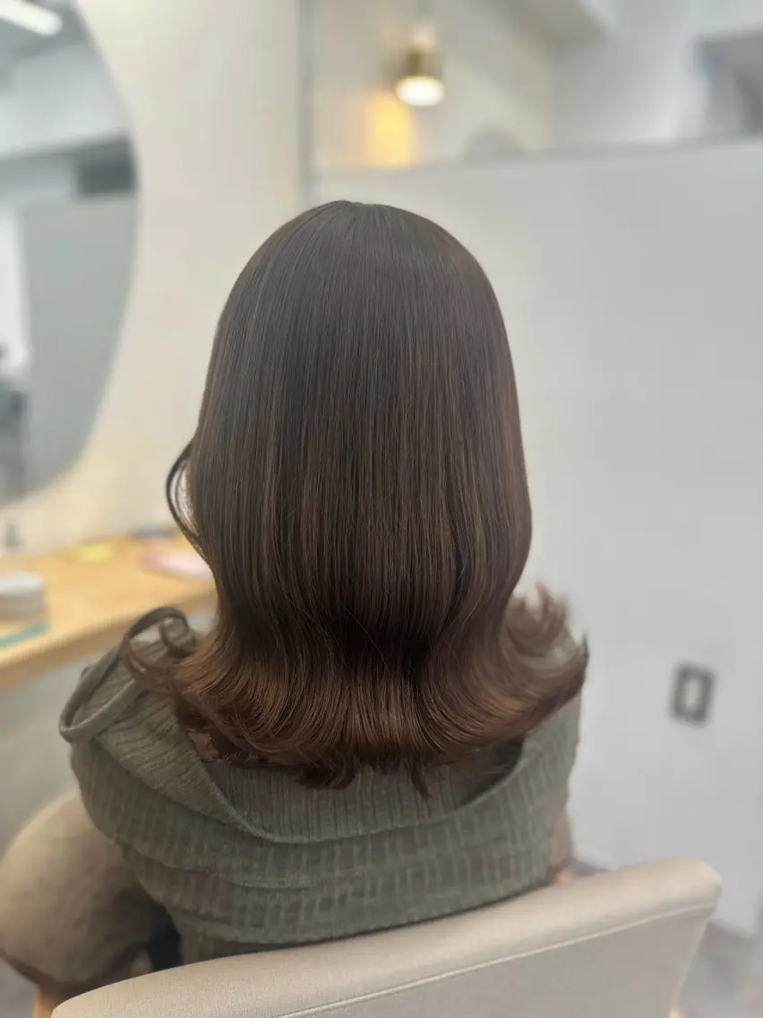 ミディアム ヘアカラー トリートメント モデル募集中🌷 yuraのヘアスタイル