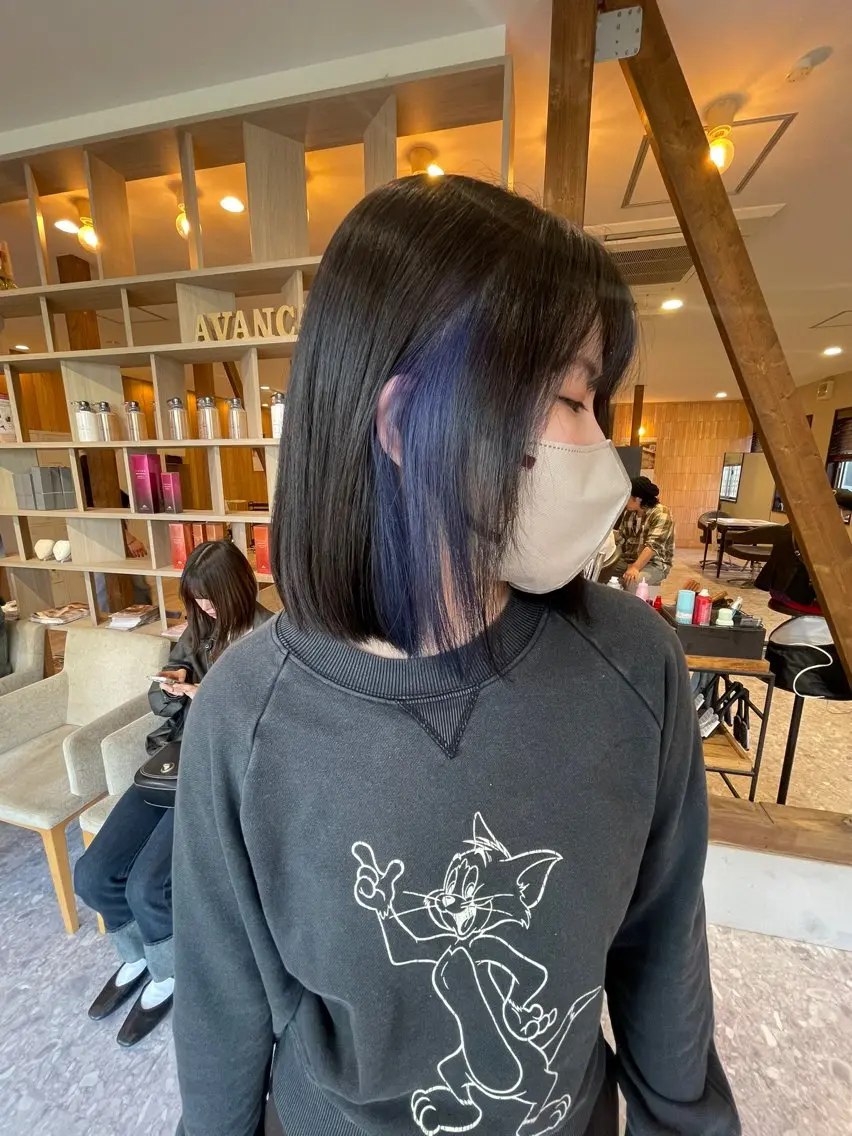 ミディアム カラー 髪質改善カラー🌈✨ 加藤 愛のヘアスタイル