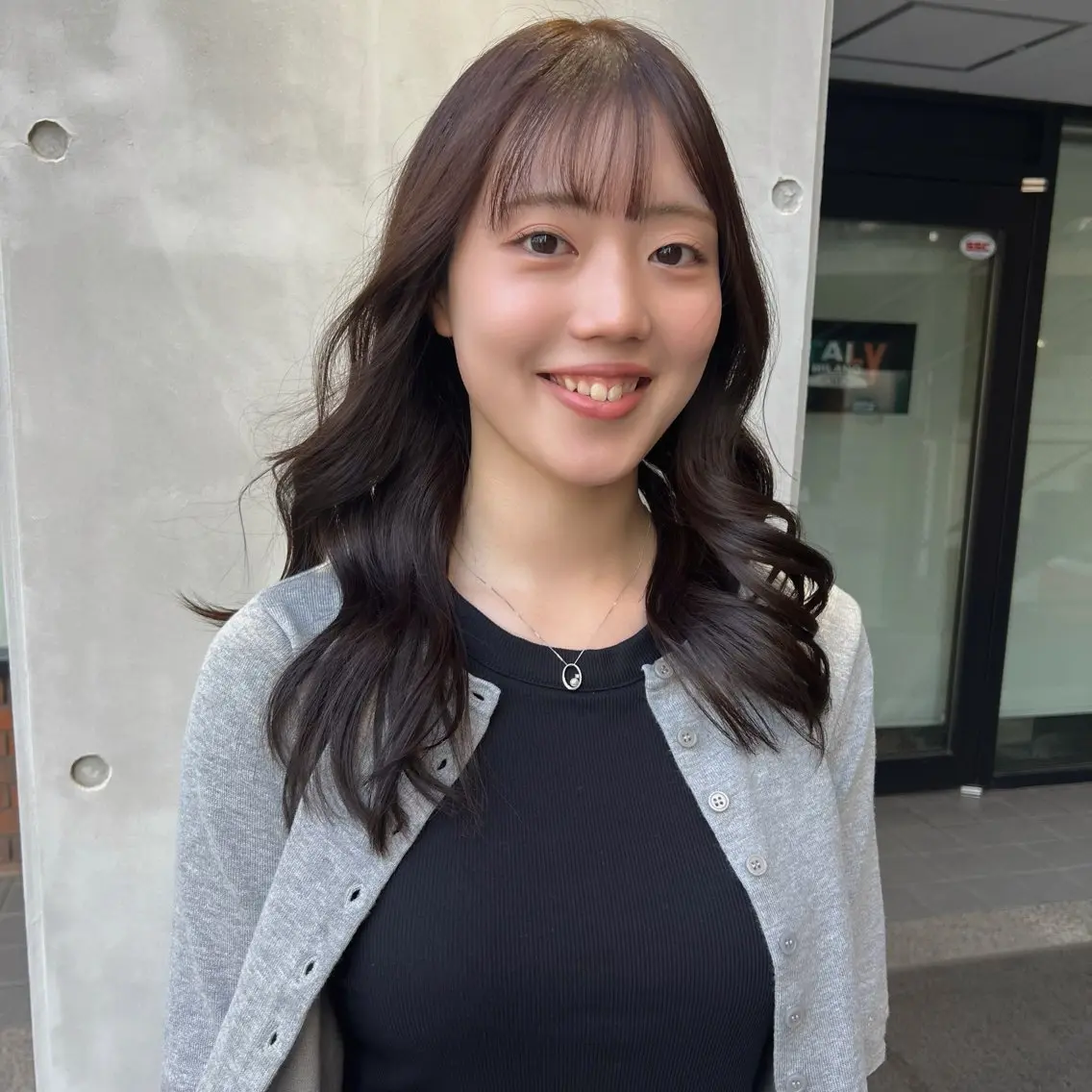 セミロング セミロングパーマ ボブ 髪質改善 レイヤーカット 縮毛矯正 カット ヘアカラー 💘札幌クロスパーマ 髪質改善💘rinaのヘアスタイル