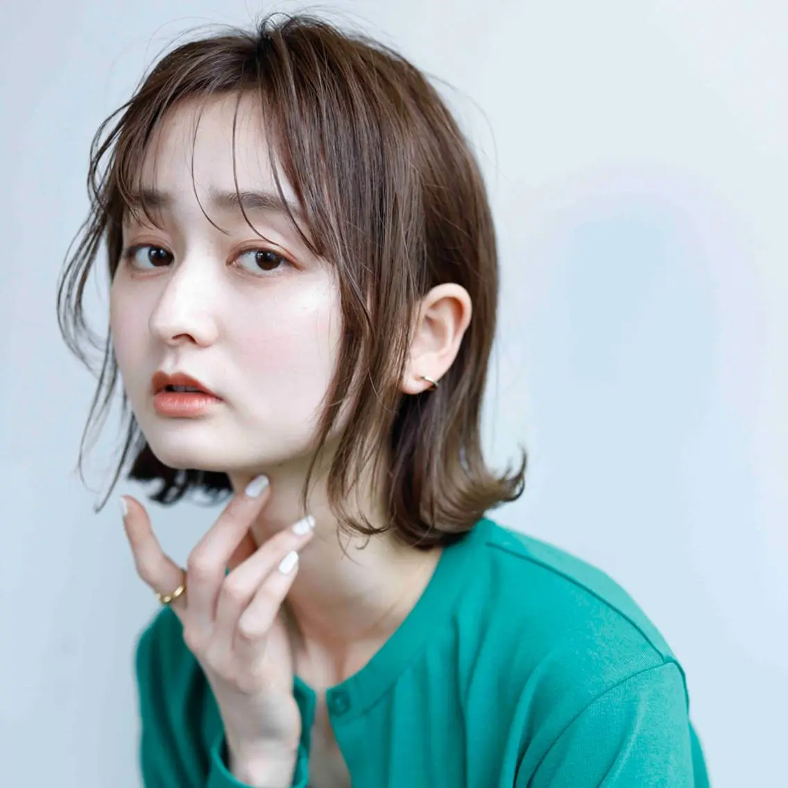 ✂️前髪カットサービス✂️ 髪質改善カラー🌿+【厳選‼︎】ナノリペアトリートメント🧴🫧 🏷️7,500の写真