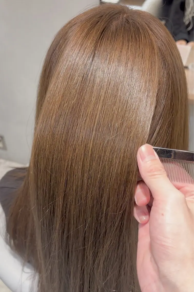 ロング カット ヘアカラー トリートメント ☁️横山 翔🫧のヘアスタイル