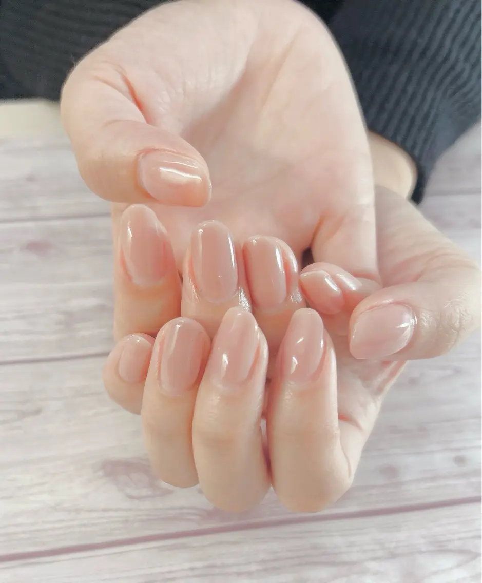 ネイル ワンカラーネイル ハンドネイル MYu Beauty Salon YURIのネイルデザイン