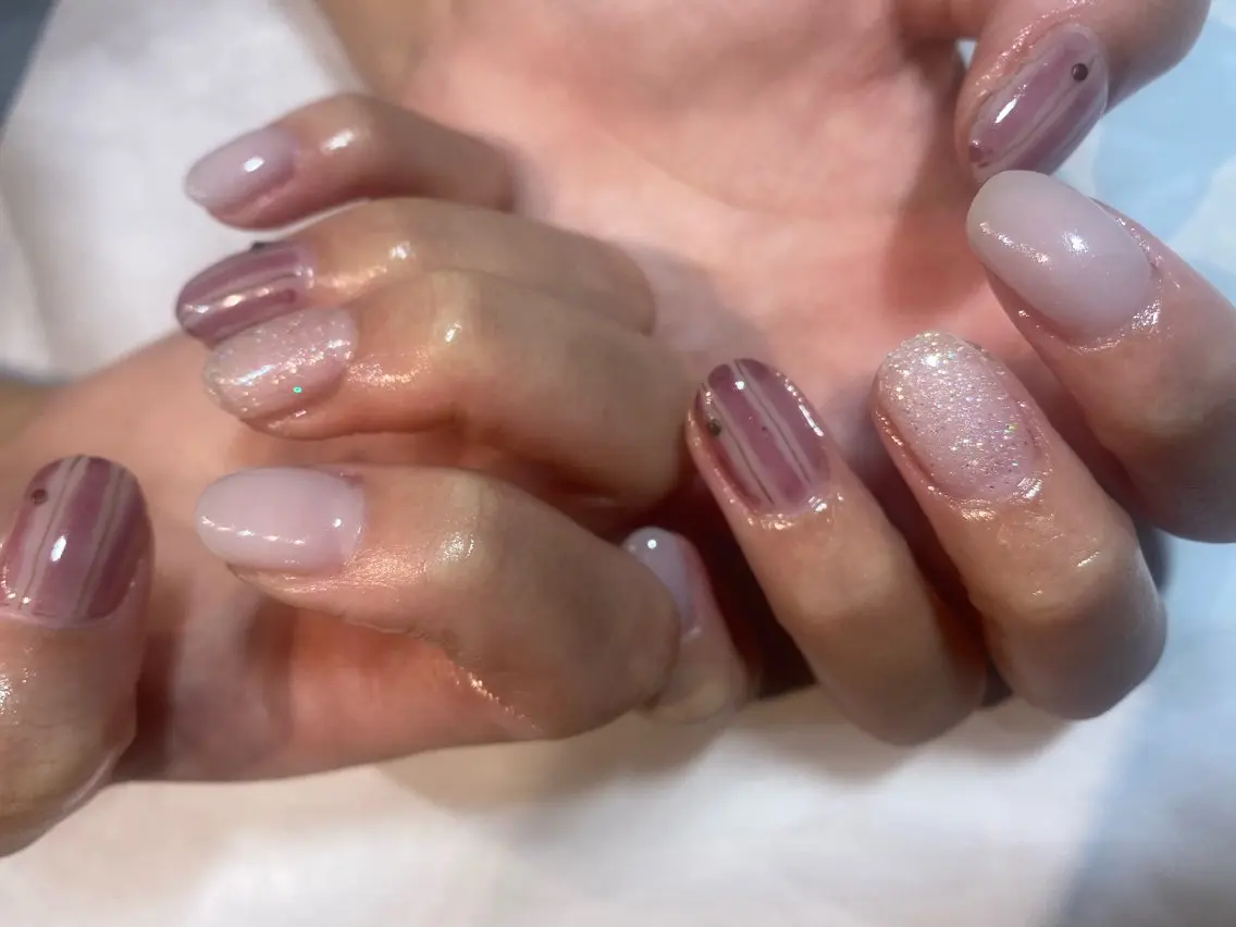 ネイル ニュアンスネイル maa kasi ⭐︎Makiのネイルデザイン