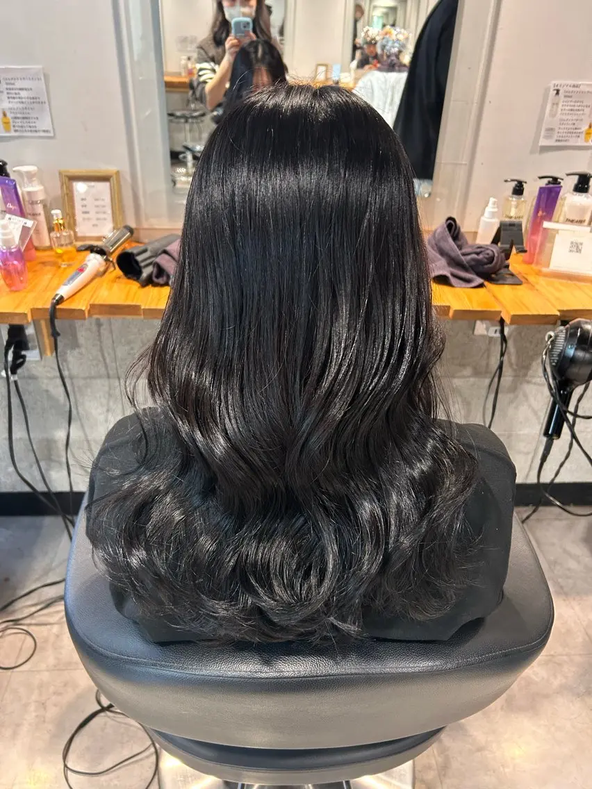 ロング カット ヘアカラー ヘッドスパ レイヤーStyle 🪽菜々実のヘアスタイル