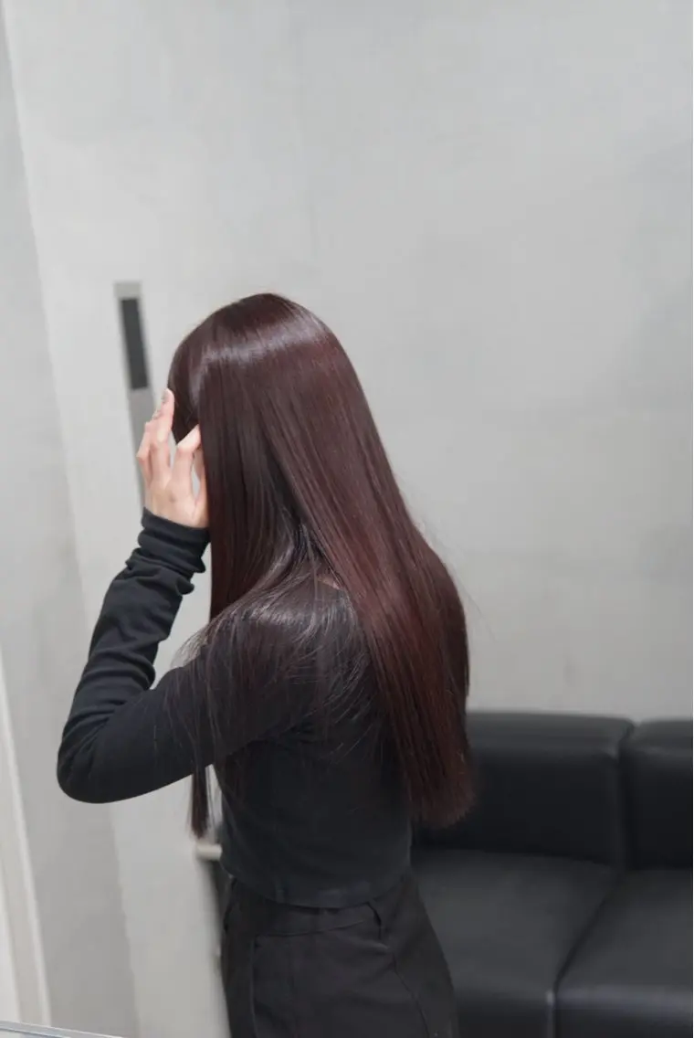 ロング カラー ヘアカラー トリートメント 無料カットモデル／ 髪質改善／角田 龍汰のヘアスタイル