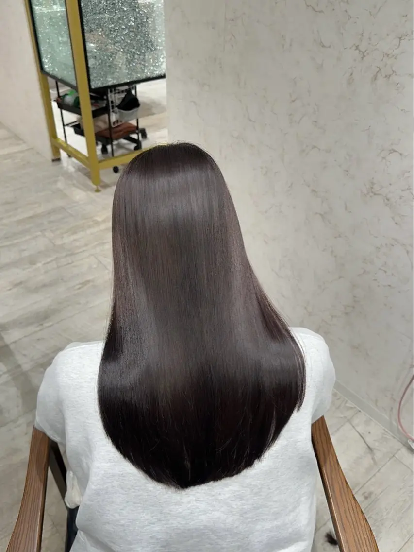 パーマ ストレートパーマ 縮毛矯正 髪質改善/ ハイトーン 中野亘稀のヘアスタイル