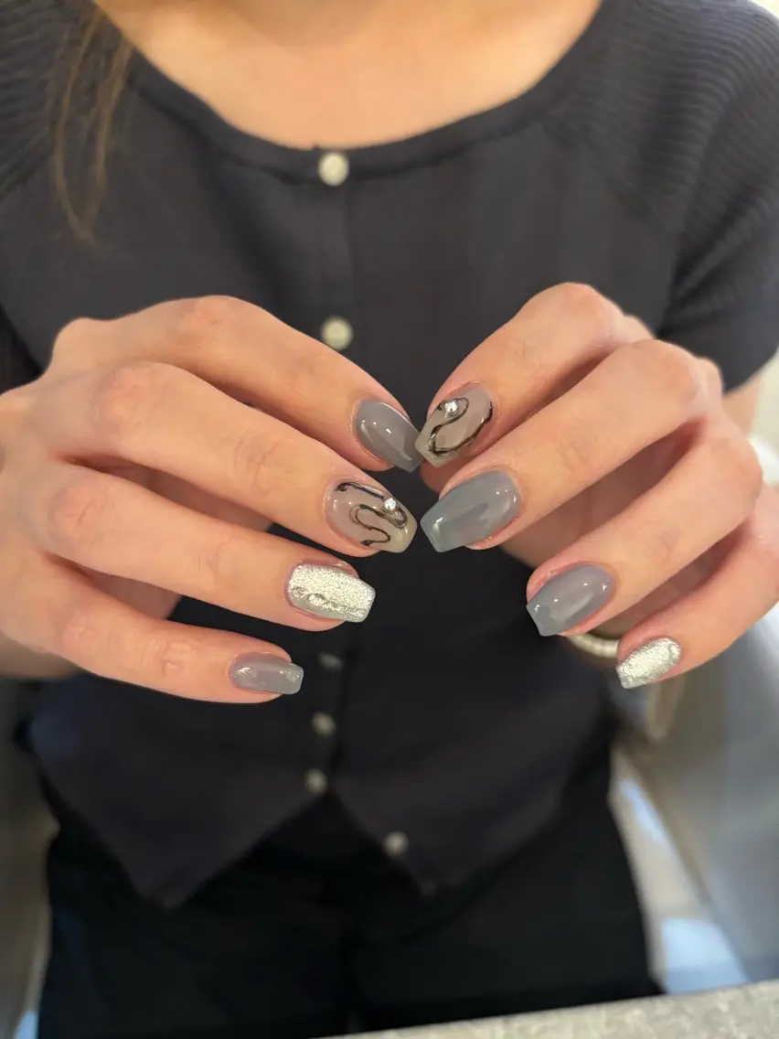 ネイル カジュアル ハンドネイル nail salon Soiréeのネイルデザイン